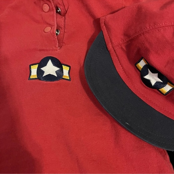 Okie Dokie Vintage~Y2K Set Of Two Bodysuit With Matching Hat Size 18Month - Picture 15 of 16